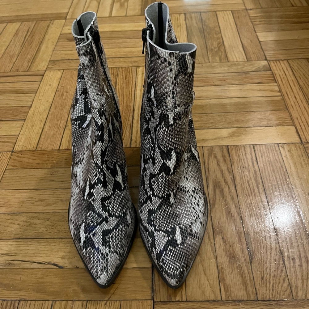 Tony Bianco Snakeskin Booties